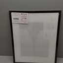 upsimples 16x20 Picture Frame, Display Pictures 11x14 with Mat or 16 x 20 Without, Wall Hanging Poster Frame, Black, 1 Pack
