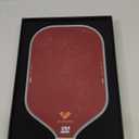 Pickleball Paddles, Carbon Fiber Pickleball Paddle with a 16mm Shark Power Polymer Core, The Pickleball Rackets Designed for Ultimate Spin & Consistency (Red - Carbon Fiber & Kevlar)