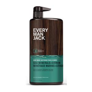 Every Man Jack Hydrating Body Wash for Men, Sea Minerals Citron
