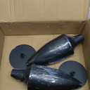 4 Pack Metal Tabletop Torches,22 oz Citronella Torches for Outside, Refillable Outdoor Flame Torch Light, Comes with Wicks and Covers, Ideal for Parties, Landscape, Garden Decor, DIY