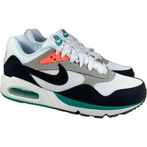 Nike Women's Air Max Correlate Running Shoes (9.5, White/Black-New Green)