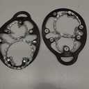 Yaktrax Diamond Grip - Full-Foot Traction on Ice, Snow, & Multi-Terrain Surfaces - Swiveling Diamond Bead Grip Points - Cold-Resistant Easy On/Off Elastic Upper Band