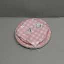 80 Pcs Pink Plaid Party Supplies Scalloped Paper Plates and Napkins Pink and White Plaid Disposable Tableware Checkered Party Decorations for Girls Women Birthday Picnic BBQ Baby Shower Serves , there are no forks