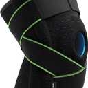 Bodyprox Knee Brace with Side Stabilizers & Patella Gel Pads for Knee Support, X-Large