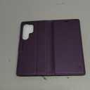 FLIPALM Wallet Case for Samsung Galaxy S25 Ultra, RFID Blocking Credit Card Holder, PU Leather Folio Flip Kickstand Protective Shockproof Cover for Galaxy S25 Ultra (Purple)