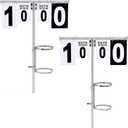 Silipull 1 Set Tennis Scoreboard Tennis Score Keeper for Net Compatible with Most Score Board Set for Volleyball Basketball Outdoor (Standard)