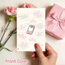 2 x VegSire Funny Double-Sided Mother's Day Card for Mom from Daughter Son, Humorous Relatable Greeting Card with Red Pearlescent Envelope, 8" x 5.3"