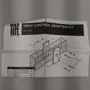 EazLift Sway Control Adapter | Features a HeavyDuty PowderCoated Steel Construction, a Bolt Design, and Fits 2Inch by 3Inch AFrame Trailers (48385)