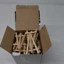 Yalikop 40 Pack 5 Inch Mini Wood Easel Stand Mini Wood Display Easel Wooden Tripod Holder Stand for Painting Portable Canvas Photo Picture Sign Displaying Small Business Cards Artist Phone Wedding
