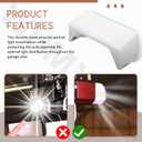 108D58-2 Garage Door Opener Light Lens Cover Compatible with Craftsman LiftMaster Chamberlain Sears, Replaces 108D58