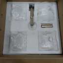 20'' Fandelier Ceiling Fans with Lights, Gold Caged Ceiling Fan with Remote Low Profile, 6 Speed and Petal, Modern Semi Flush Mount Ceiling Fan for Bedroom, Living Room, Nursery