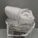 Linen Curtains 90 Inches Long 2 Panels Set, Light Filtering Luxury Curtains for Living Room/Sunroom Pinch Pleated Viral Heavy Duty Drapes Beige White Sheer Back Tab (W40 xL90)