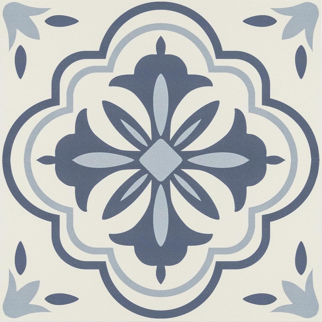 Alow 30PCS Peel and Stick Floor Tile, Peel and Stick Flooring Self Adhesive, Waterproof Vinyl Flooring Suitable for Bathroom, Kitchen(11.8x11.8In,Blue)
