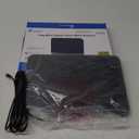 TV Antenna Indoor, Digital Amplified Indoor HDTV Antenna, 1080p VHF UHF Television Local Channels Detachable Signal Amplifier and 16.5ft Long Coax Cable (Black)