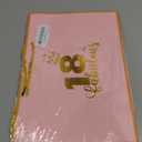 Dimetey 12.6Inch 18th Birthday Gift Bag with Tissue Paper for Girl's 18th Birthday Supplies (Pink 18th)