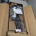 Adjustable, Double Hanging Rod Garment Rolling Closet Organizer Rack with Wheels, Heavy Duty, Black, 36'' x 14'' x 72''