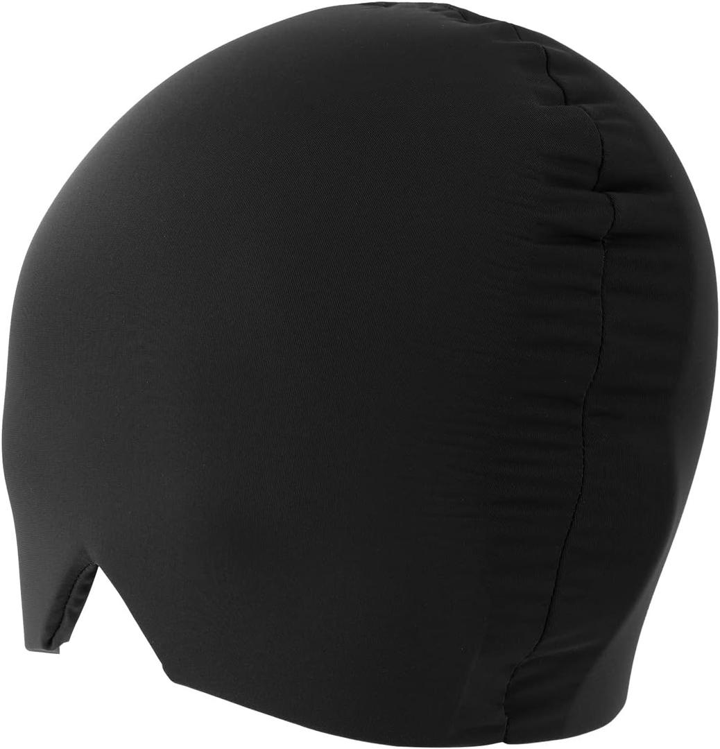 Migraine Cap Headache Pain Relief ALASKA BEAR Natural Cold Therapy Compress Gel Ice Pack for Chronic Migraines Sinus Pressure Tension Puffy Eyes Cooling Head Wrap Coverage Weighted Mask(Black)