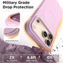 Magnetic for iPhone 17 Pro Case 6.3", Compatible with MagSafe, [Integrated Silicone Camera Control Cover] [Screen Protector], 2X MIL-STD Drop Protection Case for iPhone 17 Pro, Primrose Pink