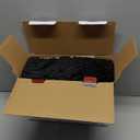 Homemate Heated Blanket Electric Throw - 50"x60" Heating Blanket Throw 1/2/4/6/8 Hours Auto-Off 10 Heat Levels Over-Heat Protection Soft Flannel Sherpa ETL Certification (05 - Black, Striped)