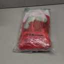 CCINEE 6PCS Christmas Chair Covers,Santa Claus Hat Slipcover Xmas Chair Back Cover for Christmas Dinning Room Decoration (60  50 cm, Red - 6 Pieces)