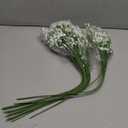 15 Pack Real Touch Artificial Baby's Breath Flowers - 21" Bendable Stems for Wedding Bouquets, Home Centerpieces & Outdoor Decor (Waterproof, Dustproof, White)