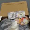 130Pcs Kitchen Playset, Toddler Pretend Cooking Play Pots, Pans, Utensils Cookware, Daily Food Fruit Veges, Shopping Storage Basket, Dessert, Prop Money, Learning Gift for Child (Blue)