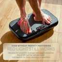 Lifepro VibraRed Vibration Plate with Red Light Therapy & Resistance Bands