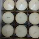 Candle Charisma Ivory Pillar Candles Bulk Pack of 12  (3x3 Inch) Long-Lasting 50-Hour Burn, Dripless & Smokeless  Perfect for Hassle-Free Decor at Weddings, Fall Table Centerpieces & Special Events