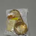 23 Pcs Esthetician Supplies 3 Stainless Steel Gold Mixing Bowls Gold Small Serving Tray 3 Compartment Serving Tray 3 Facial Fan Brushes 3 Face Mask Applicator Brush 12 Facial Sponge Compressed Round