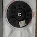 Globe Electric 67136 72" Torchiere Floor Lamp with Adjustable Reading Light, Matte White Finish, Frosted Shades, Rotary Switch on Socket, E26 Base