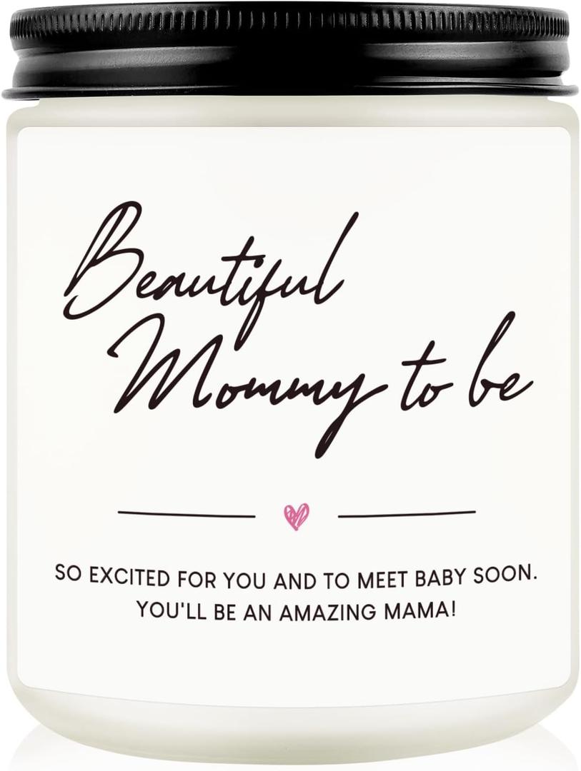 New Mom Gifts, First Mothers Day Gifts for Mom, Mommy to be Gift Pregnancy Must Haves, New Mommy Essentials, Handmade Candle Gift for New Mother Congrats on Pregnancy Present
