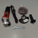 AVID POWER Angle Grinder, 7.5-Amp 4-1/2 inch Electric Grinder Power Tools with Grinding and Cutting Wheels, Flap Disc and Auxiliary Handle for Cutting, Grinding, Polishing and Rust Removal - Red