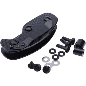 DAUERHAFT Smart Key Ring,Black Sturdy EDC Key Organizer Clip,Aluminum Key Holder,Durable Anti Scratch Key Holder Clip,for Clip Your Keys Pocket Tool Key Organizer