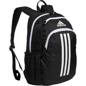 adidas Creator Laptop Backpack for Women and Men, Comfortable and Durable Small Athletic Bag, Black/White, One Size