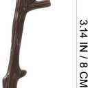 TOYANDONA 100pcs Snowman Hands for Crafts - Mini Plastic Antler Shaped Tree Branches Snowman Crafts Christmas Accessories for Party Favors Winter Xmas DIY Supplies