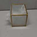 Sumnacon Disposable Face Towel Holder Glass Face Towel Storage Box with Drawer Compatible with Clean Skin Cluub Clean XL Makeup Box Organizer for Bathroom,Vanity Countertop