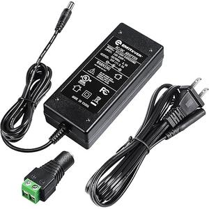 EMITEVER 24V DC LED Power Supply, 60W LED Power Adapter, Lighting Transformers, Input AC 100-240V UL-Listed