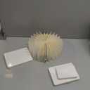 Buffet Risers Food Risers for Buffet Table Acrylic Risers Display Stands Tall Cake Stands Cylinder Stands for Party Pedestal Cake Stand Dessert Table Display Set Cupcake Stands Cupcake Display (4 Pcs White)