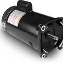2 HP Pool Pump Motor Compatible with A.O. Smith Century B2855 B855, for Pentair Sta-Rite Whisperflo Challenger Pinnacle Anthony AR2 Series Pumps, 2HP Single Speed Square Pool Motor, 230 V, 1.5 KW