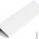Rergy 10 Pack White Finger Pulls, White Edge Pulls - 5in Cabinet Pulls