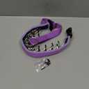 Martingale No Pull Dog Collar for Dogs, Heavy Duty Nylon Reflective Adjustable Anti Pull Slip Collar with Buckle for Training Walking (Medium, Purple)