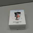 Induction Speaker with Phone Stand 5 in 1 Wireless Induction Bluetooth Audio for iPhone Android Phone Speakers Amplifier with Rechargeable Colorful Light, Birthday Gifts for Men Women Teens (Black)