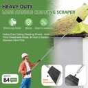 84" Garden Shovel Cleaning Floor Scraper, Weed Removal Tool