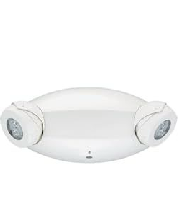 Lithonia Lighting ELM4L Quantum LED Emergency Light, Manual Testing, 640 Lumens, White 