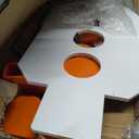 3/8" AR500 12x20" Bullseye Target & Four 4" Dueling Paddles
