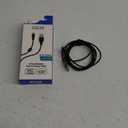 6 Foot Braided Nylon Micro Black Chrome USB Charge/Sync Cable