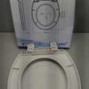Round Toilet Seat 16.5" - Soft Close, Durable PP Toilet Seat, Easy Installation & Removal, Fits Most Toilet Bowls