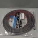 Art3d 30 Ft Peel and Stick Flexible Vinyl Molding Trim for Wall Tile Edges, Kitchen backsplash, Mirrior Frame in Black