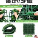 KASZOO 24 Pack 20"x20" Grass Wall Panels - Artificial Boxwood Panels for Greenery Wall Backdrop, Faux Greenery for Indoor Outdoor Decor, Garden Fence, Wedding, Privacy Screen, 66 Sq. Ft. Coverage