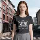 TIEEI Sewing Machine Shirts for Women Sewing T-Shirt Sewciopath Tee Tops Grey (Gray, M)